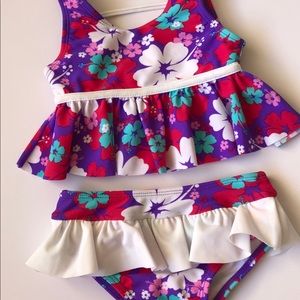 Coral Reef Surf Girl’s Swimwear 2 Pc set 18 Months